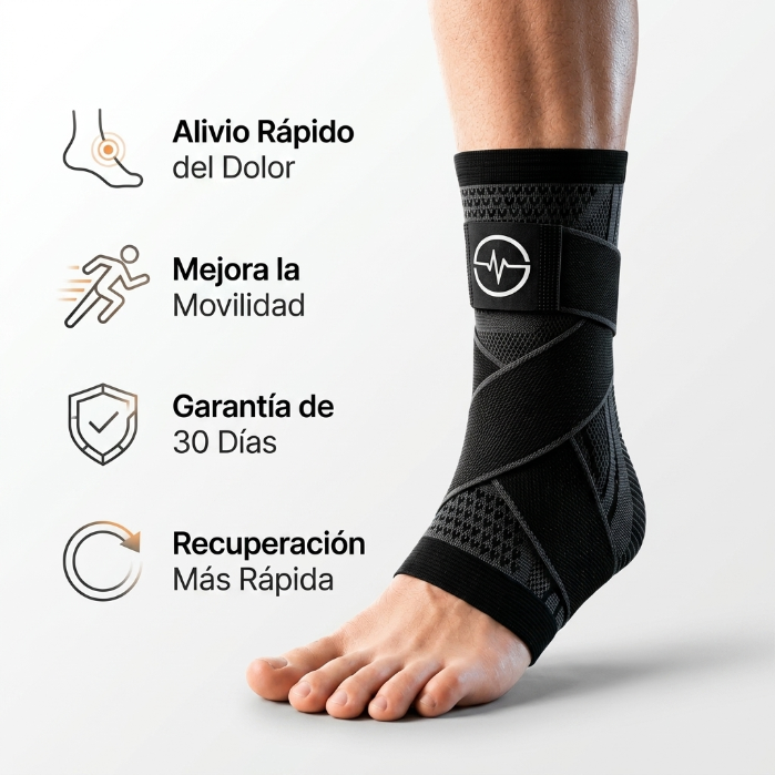 Soporte Compresivo para Tobillo PulseFit™ Alivio del dolor de talón