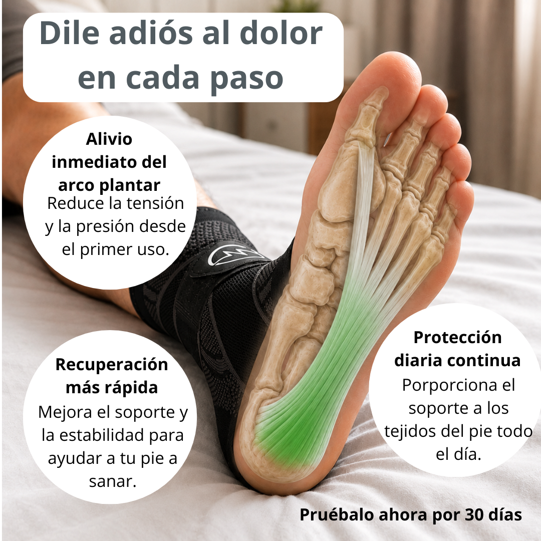 Soporte Compresivo para Tobillo PulseFit™ Alivio del dolor de talón