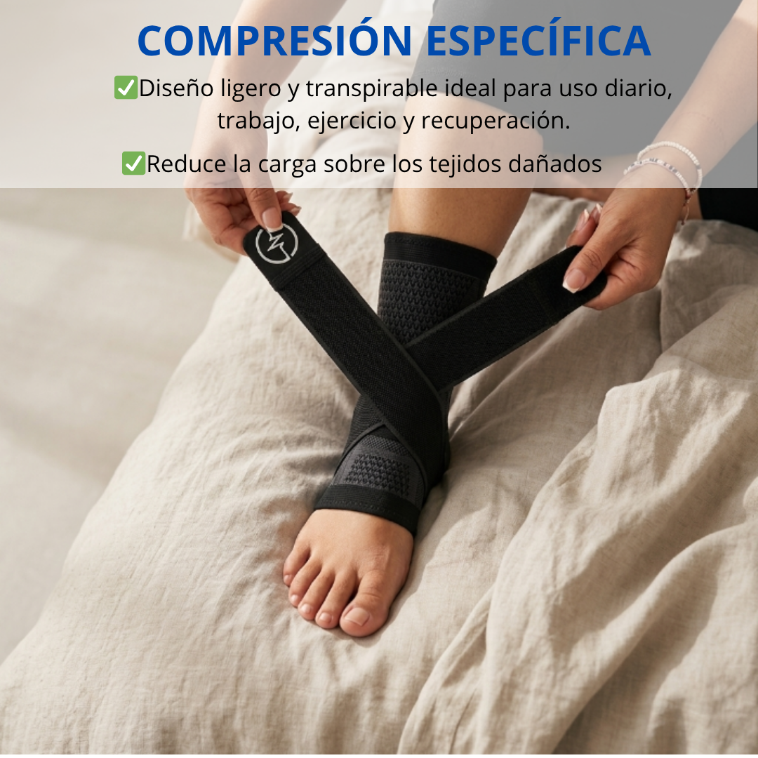 Soporte Compresivo para Tobillo PulseFit™ Alivio del dolor de talón